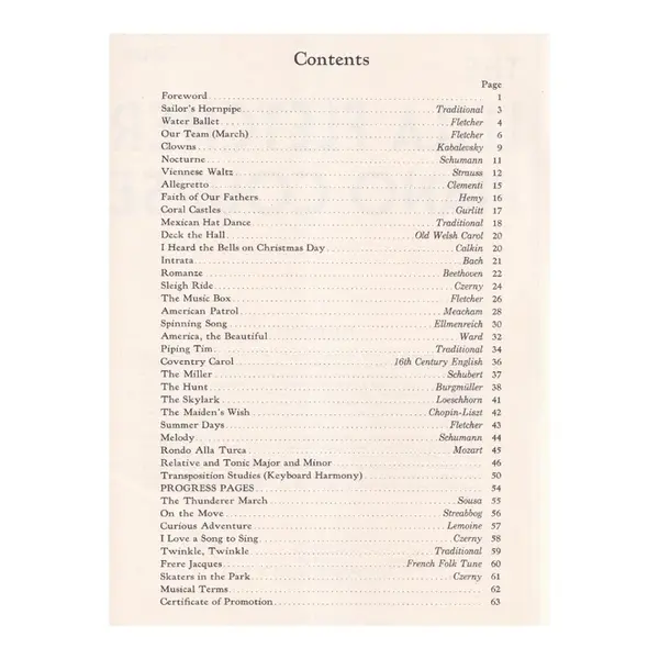 Leila Fletcher Piano Course - Vol.4 - livro somente (edição antiga)