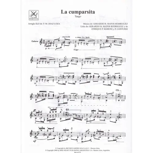 La Cumparsita - Violão Facilitado
