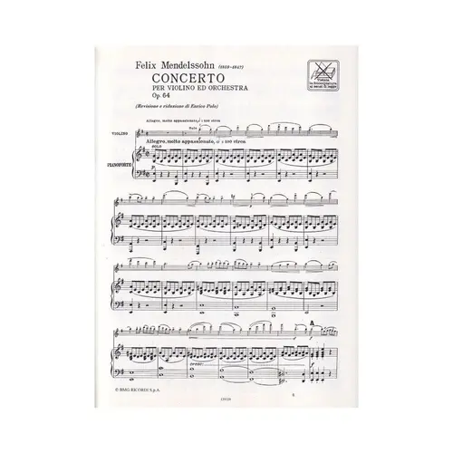 Concerto In E Minor Op.64