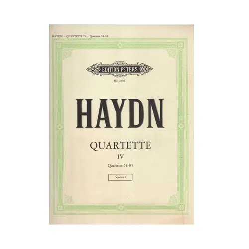 Quartette IV (ns. 51 - 83) - partes