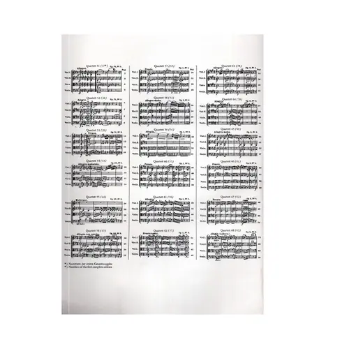 Quartette IV (ns. 51 - 83) - partes