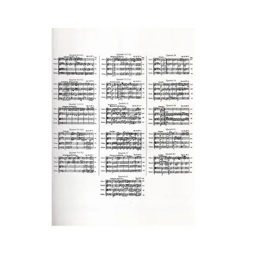Quartette IV (ns. 51 - 83) - partes