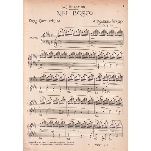 Nel Bosco  (Edição Antiga)