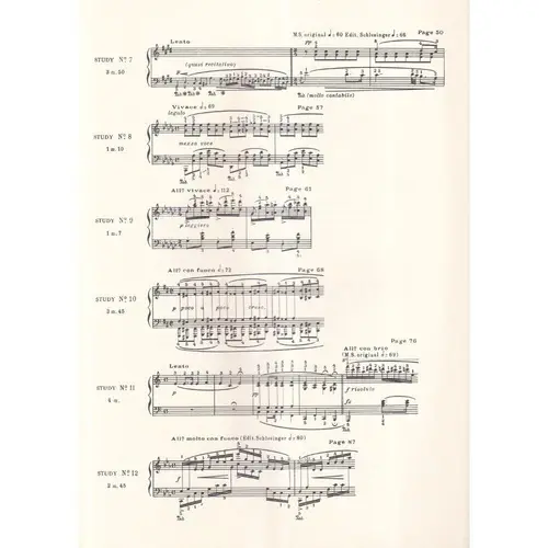 12 Etudes - Op.25  (Rev. Cortot)
