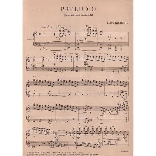 Preludio Para Una Coya Enamorada  (Edição Antiga)