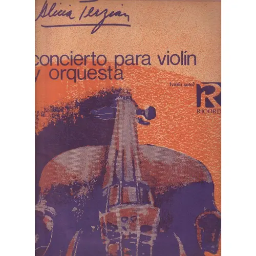Concierto Para Violin (Parte Do Violino Solo  (Edição Antiga)