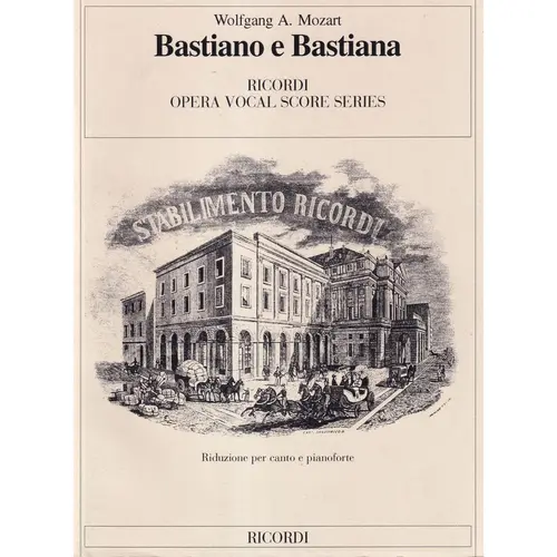 Bastiano E Bastiana - Vocal Score