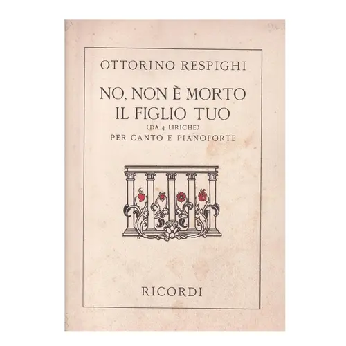 No, Non É Morto Il Figlio Tuo