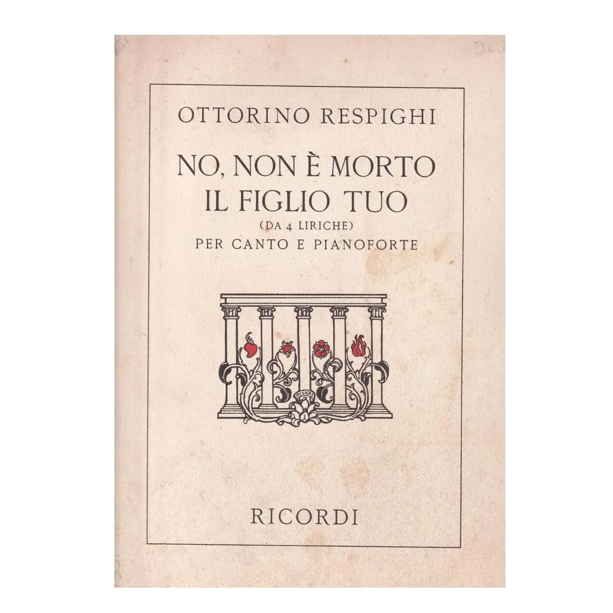 No, Non É Morto Il Figlio Tuo