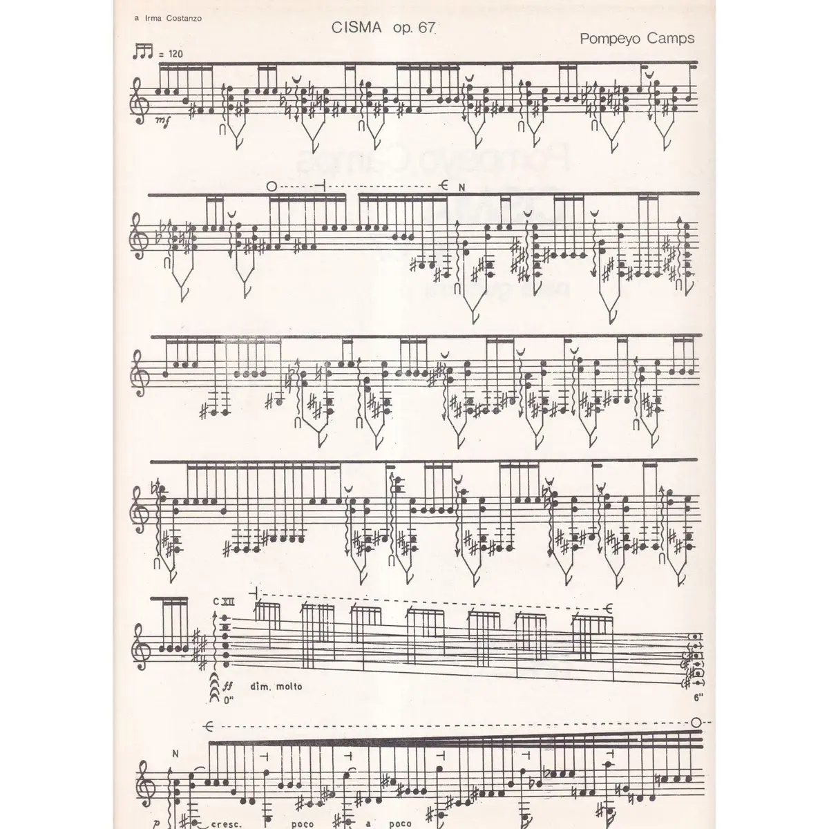 Cisma - Op.67  (Edição Antiga)