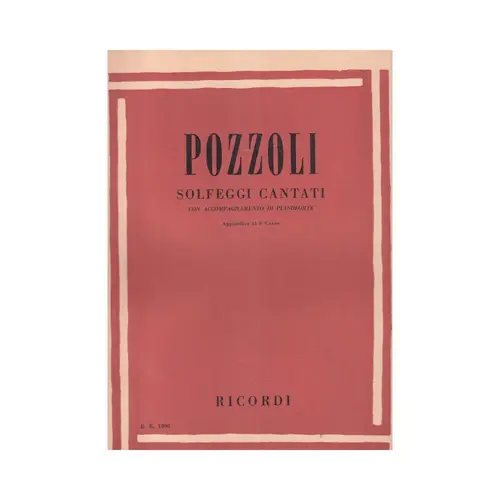 Solfeggi Cantati - Appendice al 1o corso