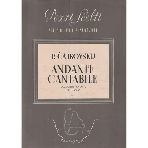 Andante Cantabile Dal Quartetto Op. 11 -   (Edição Antiga)