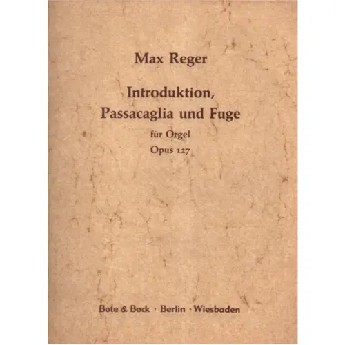 Introduktion, Passacaglia Und Fuge (Orgao) - Op.12