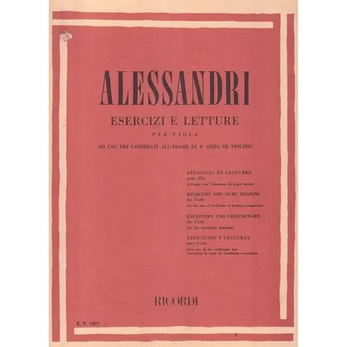 Esercizi e letture per viola