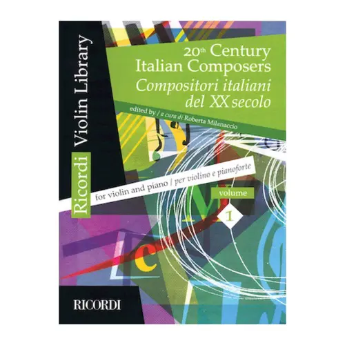20th Century Italian Composers for violin and piano vol. 1