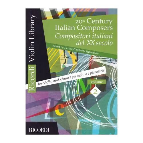 20th Century Italian Composers for violin and piano vol. 2