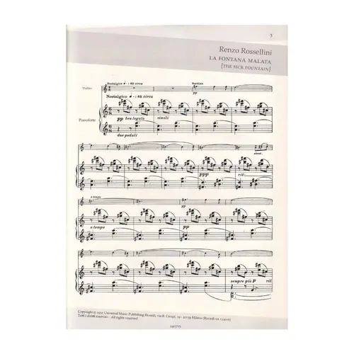 20th Century Italian Composers for violin and piano vol. 2