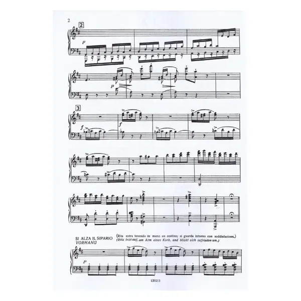 Rita - Vocal Score