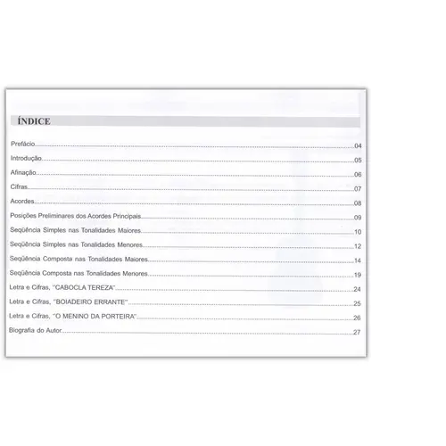 Sequência De Acordes Para Viola Caipira
