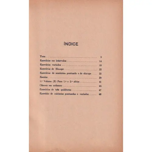 Abc Musical Ou Solfejo A 2 Vozes -  Vol.1  (Edição Antiga)