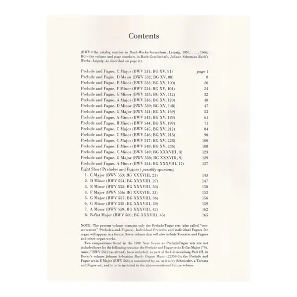 Complete Preludes And Fugues For Organ