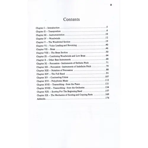 Arranging For The Concert Band - Text Book