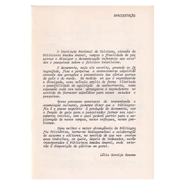 Bibliografia Do Folclore Vol 9 (1984)