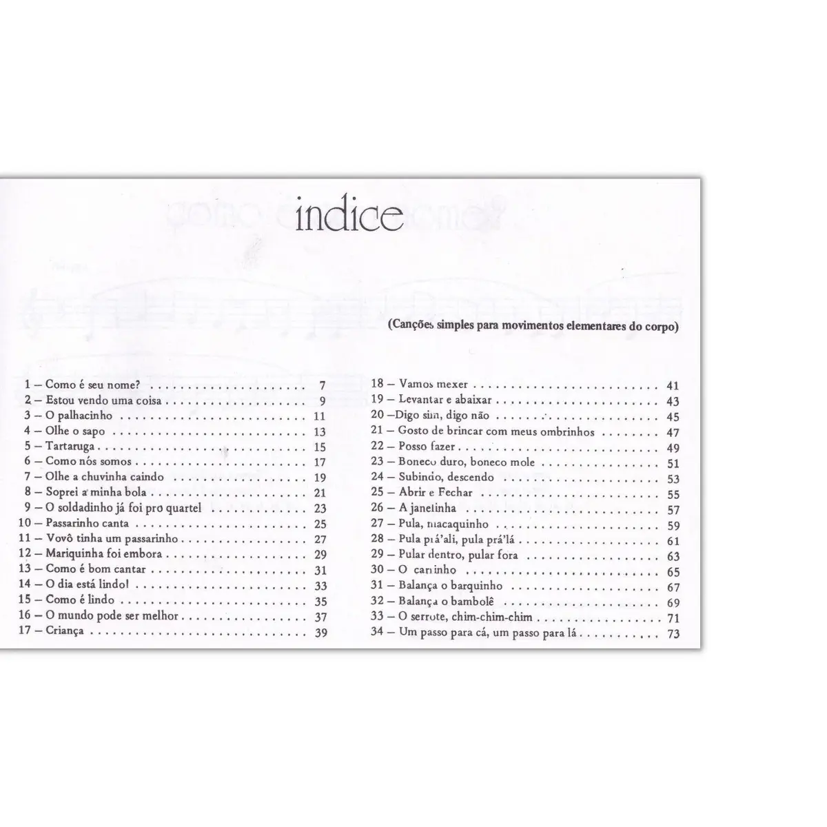 Canções para Criança Cantar