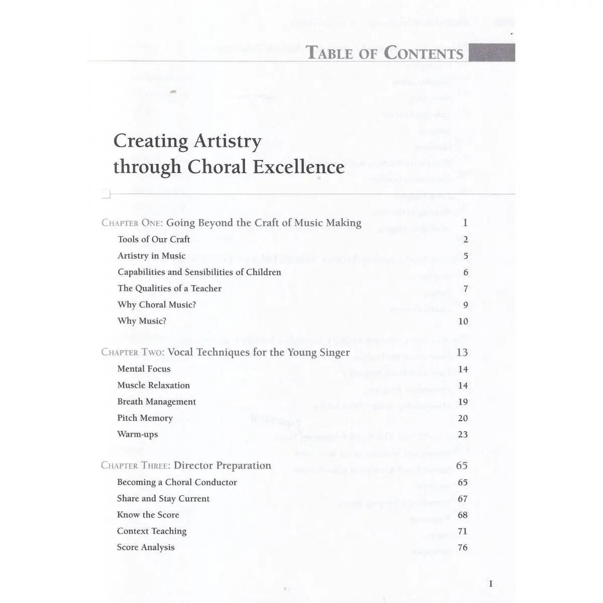 Creating Artistry Through Choral Excellence