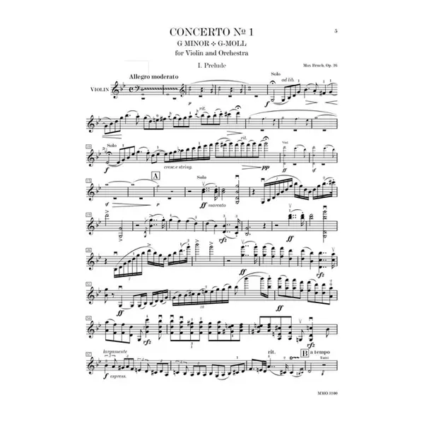 Violin Concerto N.1 In G Minor Op.26