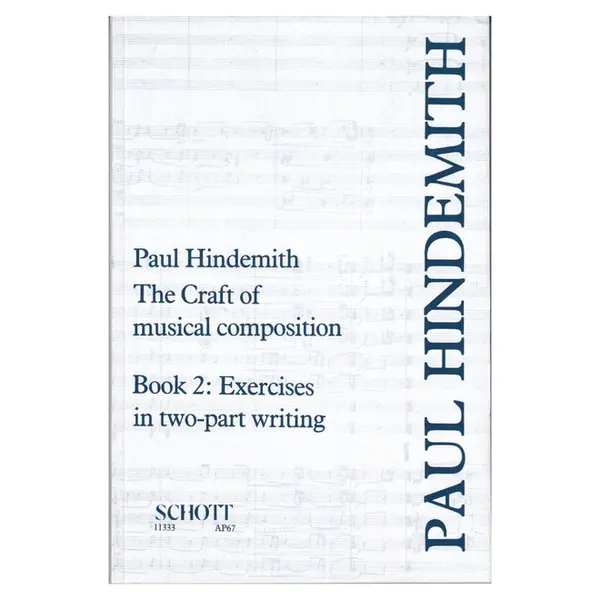 The Craft Of Musical Composition Bk.2 - Exercises In Two-Part Writing