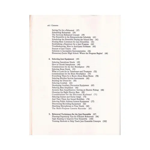 Complete Guide To Instrumental Jazz Instruction