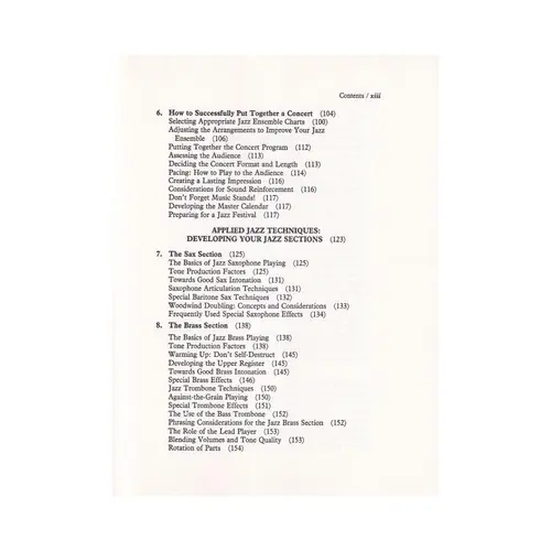 Complete Guide To Instrumental Jazz Instruction