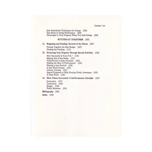Complete Guide To Instrumental Jazz Instruction