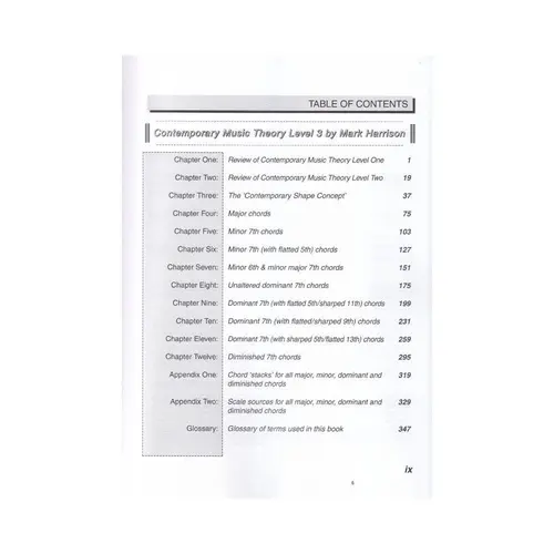 Contemporary Music Theory Level 3