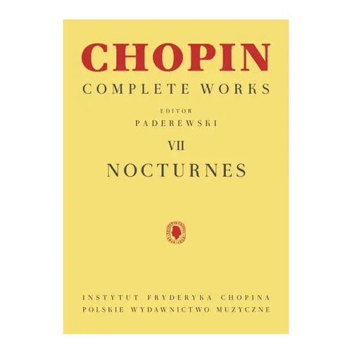 Noturnos Paderewski para piano de Frederic Chopin - Nocturnes