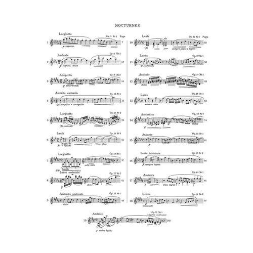 Nocturnes - Complete Works VII (Rev. Paderewski)
