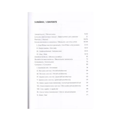 Catálogo De Obras - Ernst Widmer