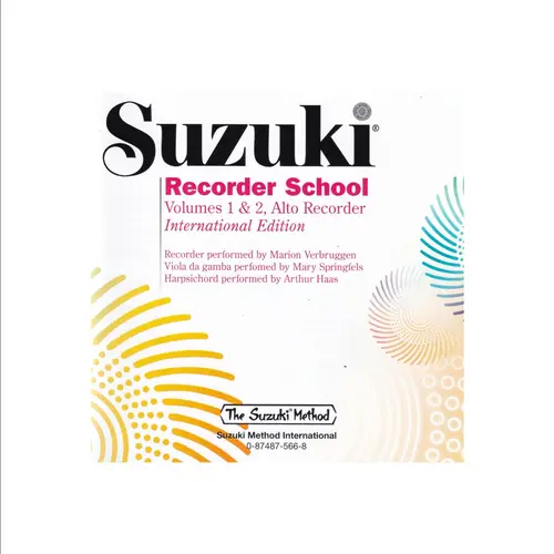 Suzuki Recorder School (Alto Recorder) vol. 1 e 2 (CD)
