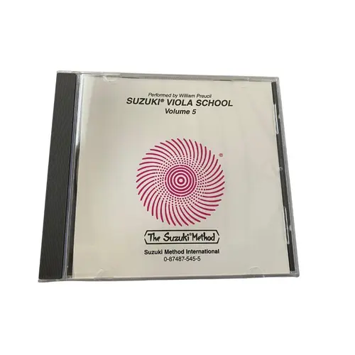 Suzuki Viola School Vol.05 (Cd Somente)