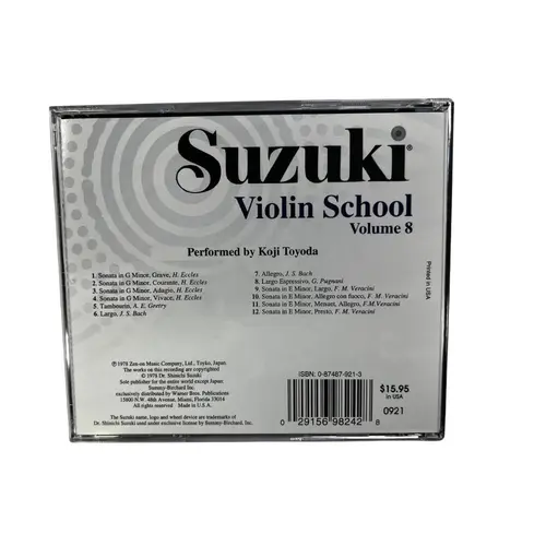 Suzuki Violin School Vol.8 (Cd Somente)