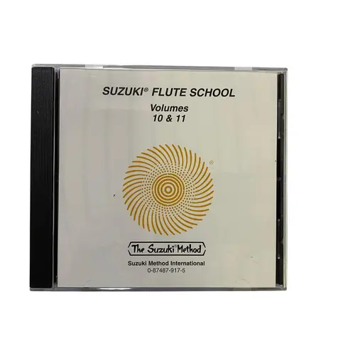 Suzuki Flute School Vol'S 10 e 11 (Cd Somente)
