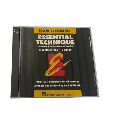 Essential technique intermediate to advanced studies (2 Cd'S Play Along Trax)