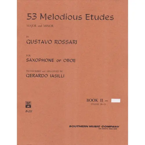 53 Melodious Etudes Major And Minor Bk.2