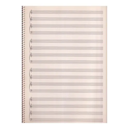 Caderno Coral Deltapy Com Espiral - 4 Claves Quadriculado