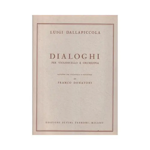 Dialoghi Per Violoncello