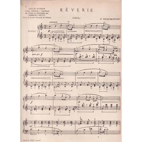 Reverie para piano (Facil)