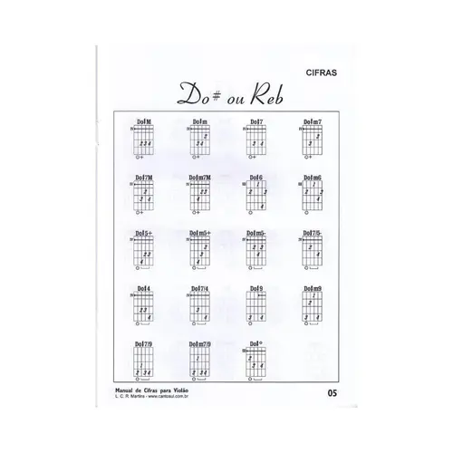 Manual De Cifras Para Violão