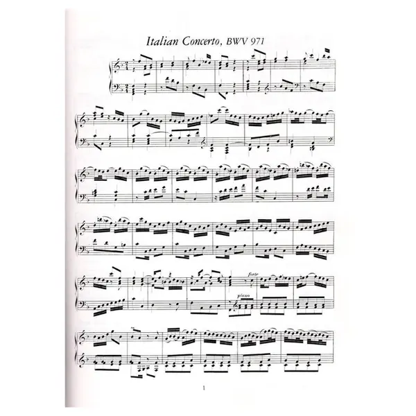 Italian Concerto/Chromatic Fantasia und Fugue