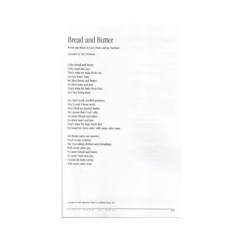 Early Rock N´Roll - The Lyric Library